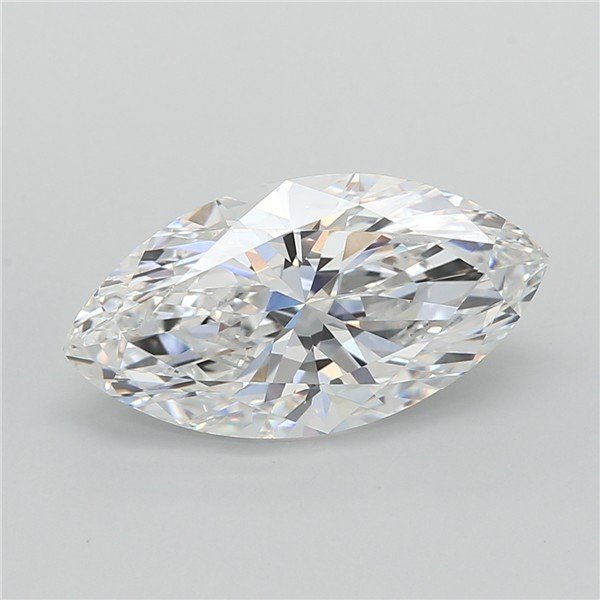 3.02ct E VVS2 Rare Carat Ideal Cut Marquise Lab Grown Diamond