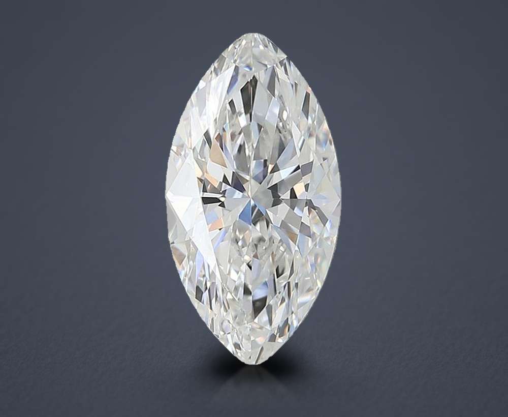 3.02ct E VVS2 Rare Carat Ideal Cut Marquise Lab Grown Diamond