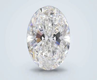 16.48ct F SI1 Rare Carat Ideal Cut Oval Lab Grown Diamond