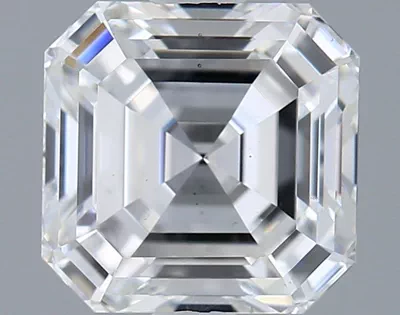 1.54ct D VS1 Rare Carat Ideal Cut Asscher Lab Grown Diamond