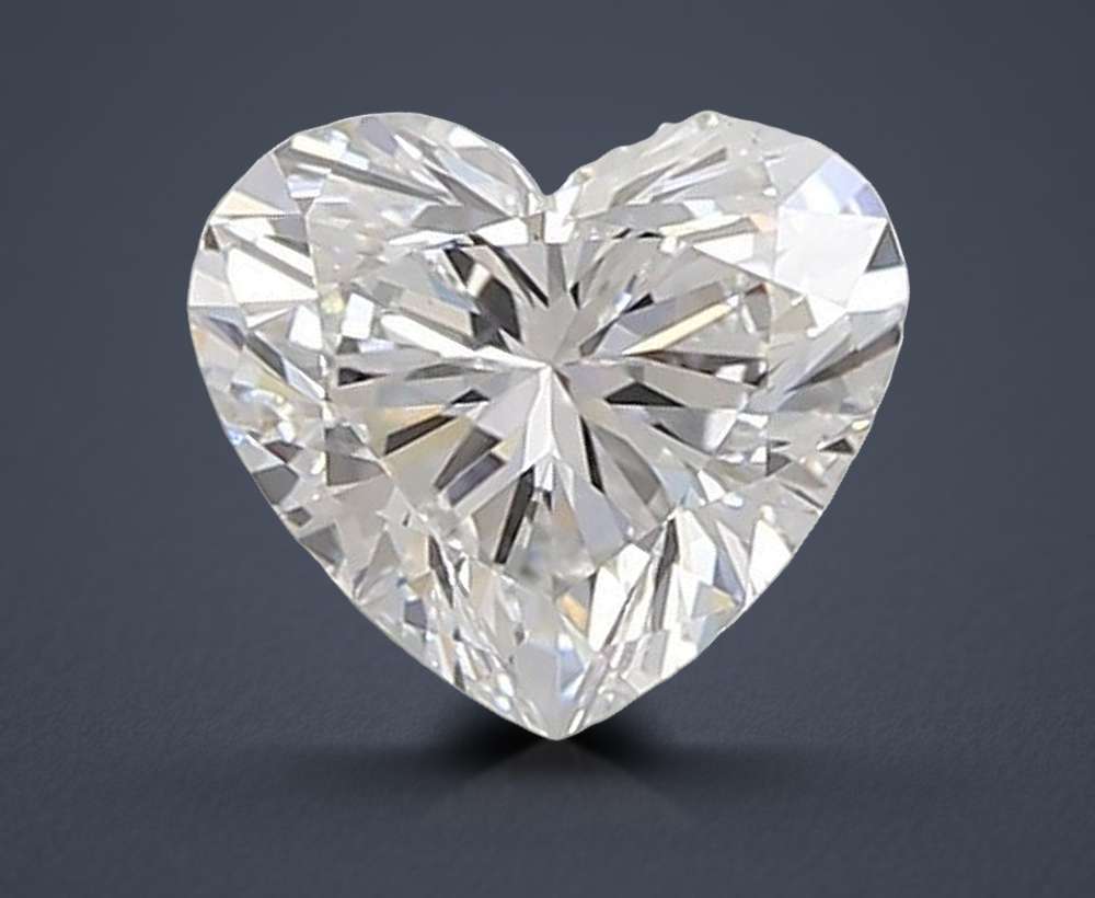 1.45ct E VS1 Rare Carat Ideal Cut Heart Lab Grown Diamond