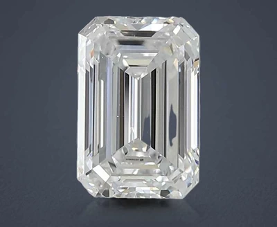 1.48ct D VS2 Rare Carat Ideal Cut Emerald Lab Grown Diamond