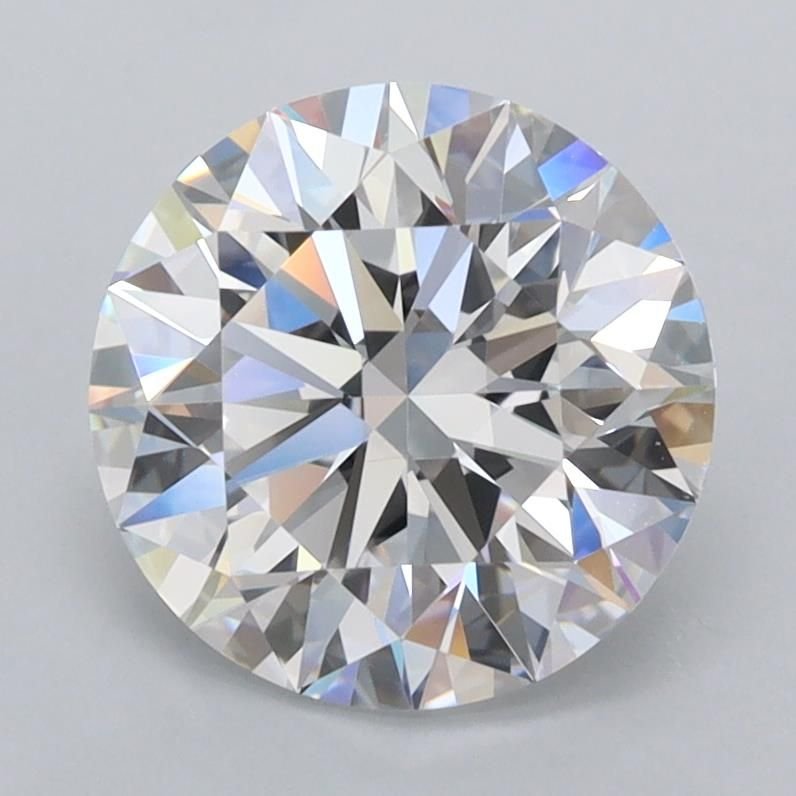 2.35ct D FL Rare Carat Ideal Cut Round Lab Grown Diamond