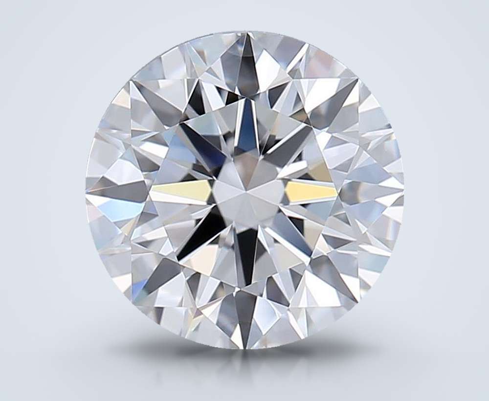 1.87ct D IF Excellent Cut Round Lab Grown Diamond
