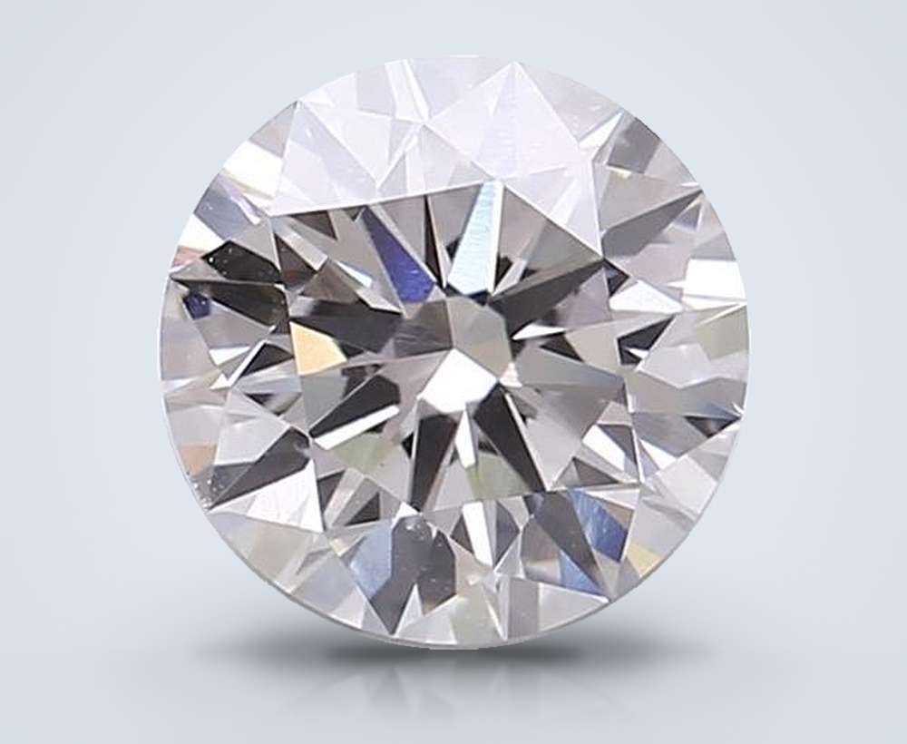2.08ct H VS1 Rare Carat Ideal Cut Round Lab Grown Diamond