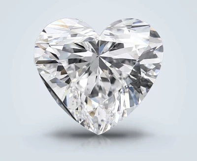 3.02ct D VVS2 Rare Carat Ideal Cut Heart Lab Grown Diamond