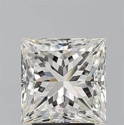 3.01ct J VS2 Rare Carat Ideal Cut Princess Diamond