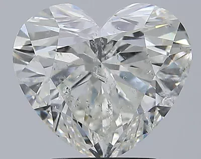 3.01ct H SI2 Rare Carat Ideal Cut Heart Diamond
