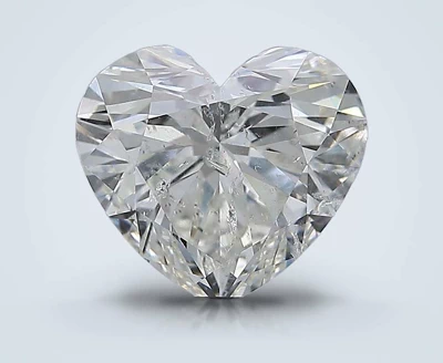 3.01ct H SI2 Rare Carat Ideal Cut Heart Diamond