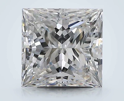 3.50ct F VS2 Rare Carat Ideal Cut Princess Diamond