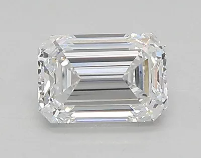 0.74ct D VVS2 Rare Carat Ideal Cut Emerald Lab Grown Diamond