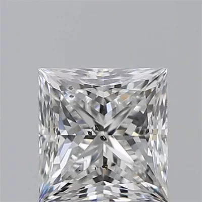 1.72ct E SI2 Rare Carat Ideal Cut Princess Diamond
