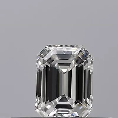 0.27ct D VVS1 Excellent Cut Emerald Diamond