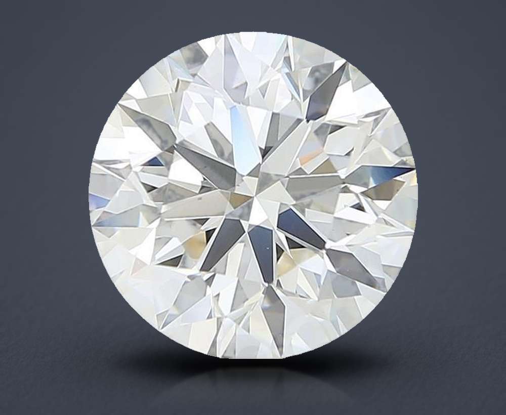 5.74ct H VS1 Rare Carat Ideal Cut Round Lab Grown Diamond