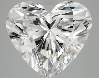 5.08ct F VS1 Rare Carat Ideal Cut Heart Lab Grown Diamond
