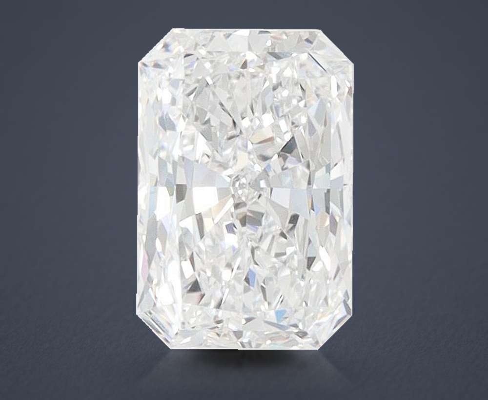 1.29ct D VVS1 Rare Carat Ideal Cut Radiant Lab Grown Diamond