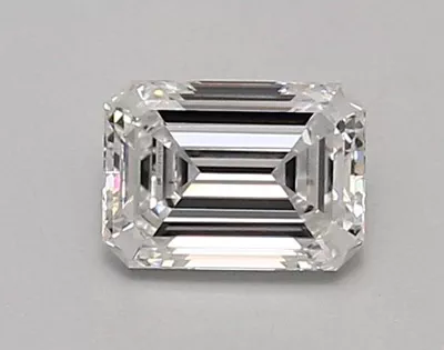 0.86ct D VVS2 Rare Carat Ideal Cut Emerald Lab Grown Diamond