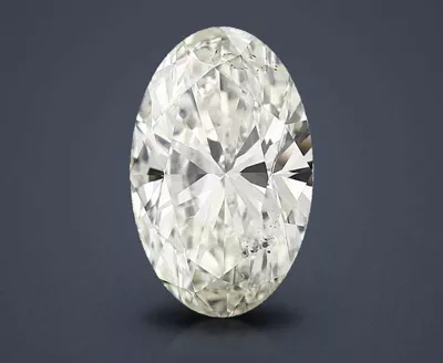 5.01ct J SI1 Rare Carat Ideal Cut Oval Diamond