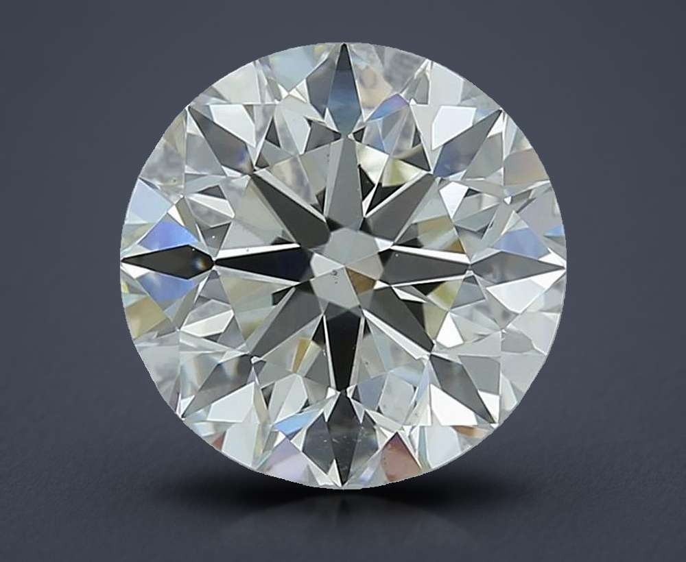 3.01ct J VS2 Excellent Cut Round Diamond