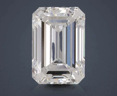 2.02ct D SI1 Rare Carat Ideal Cut Emerald Lab Grown Diamond