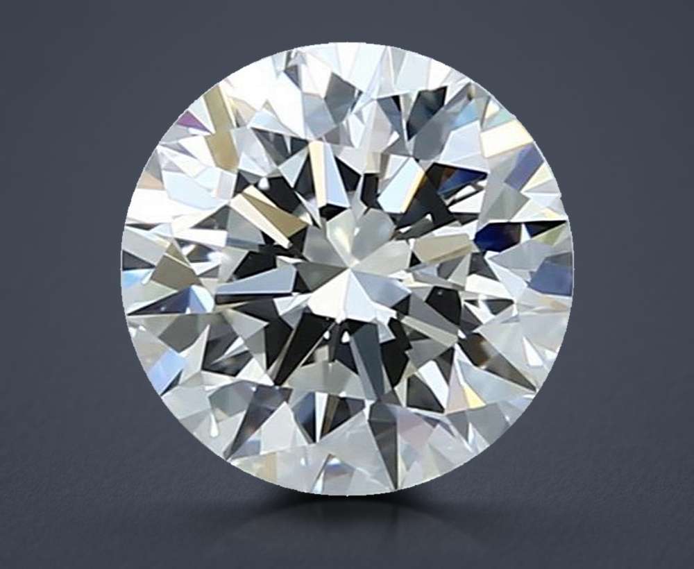 1.72ct I VS2 Rare Carat Ideal Cut Round Diamond
