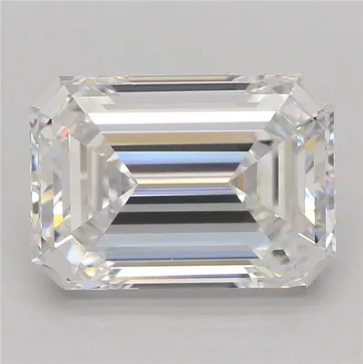 2.07ct E VVS2 Rare Carat Ideal Cut Emerald Lab Grown Diamond