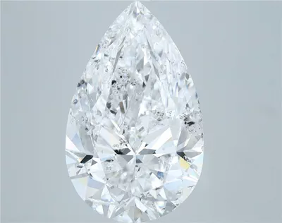 6.01ct D SI2 Very Good Cut Pear Diamond