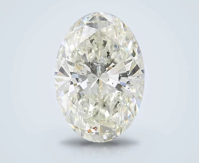 5.02ct I SI2 Rare Carat Ideal Cut Oval Diamond