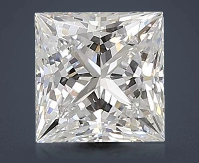 1.59ct D VS1 Rare Carat Ideal Cut Princess Lab Grown Diamond
