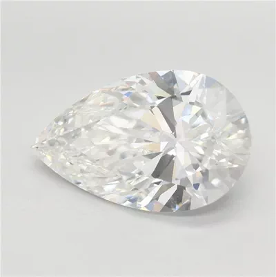 5.02ct F VS1 Rare Carat Ideal Cut Pear Lab Grown Diamond
