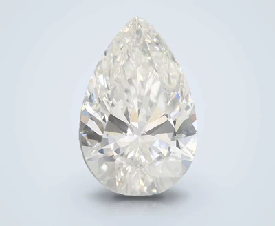 5.02ct F VS1 Rare Carat Ideal Cut Pear Lab Grown Diamond