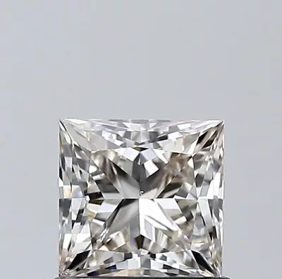 0.85ct J SI1 Rare Carat Ideal Cut Princess Diamond