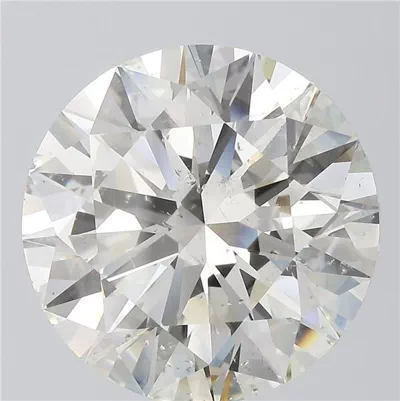 9.05ct I SI2 Rare Carat Ideal Cut Round Diamond