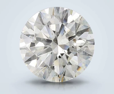 9.05ct I SI2 Rare Carat Ideal Cut Round Diamond