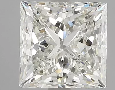 3.02ct K VS2 Excellent Cut Princess Diamond