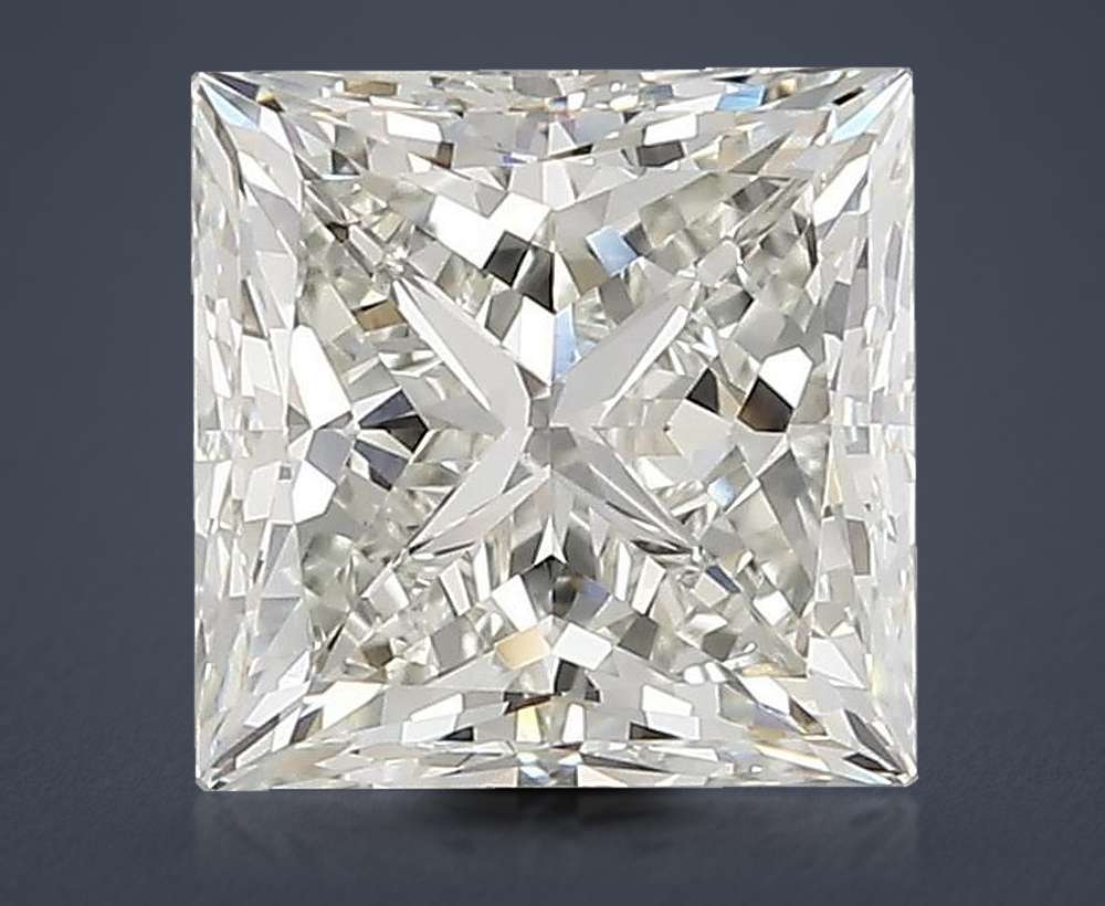 3.02ct K VS2 Excellent Cut Princess Diamond