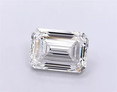 1.58ct F VS2 Excellent Cut Emerald Lab Grown Diamond