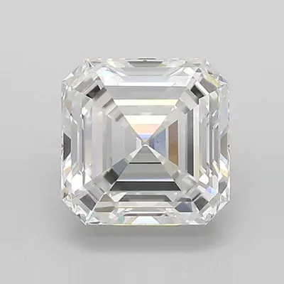 2.08ct E VS1 Rare Carat Ideal Cut Asscher Lab Grown Diamond