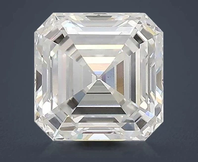2.08ct E VS1 Rare Carat Ideal Cut Asscher Lab Grown Diamond