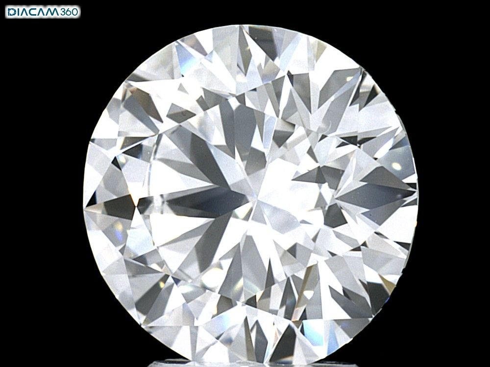 3.93ct D IF Rare Carat Ideal Cut Round Diamond