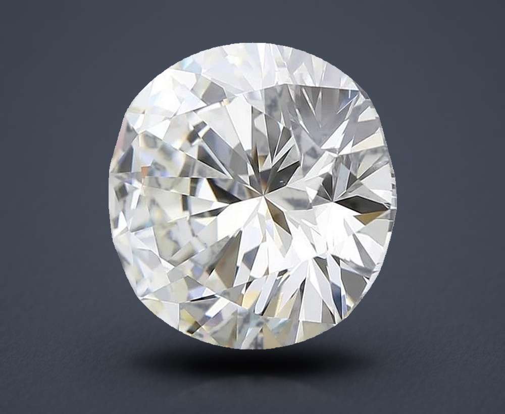 3.51ct I SI1 Rare Carat Ideal Cut Round Diamond