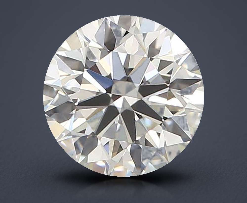 0.61ct I IF Rare Carat Ideal Cut Round Diamond
