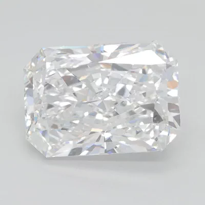 4.05ct D VVS1 Rare Carat Ideal Cut Radiant Lab Grown Diamond