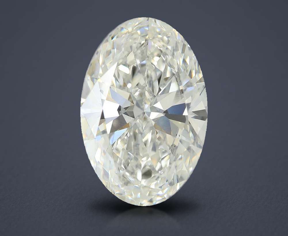 9.78ct F VVS2 Very Good Cut Oval Lab Grown Diamond