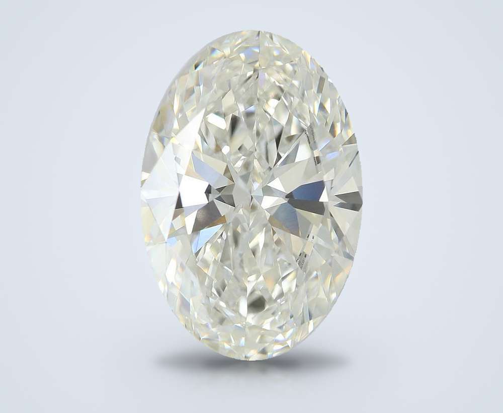 9.78ct F VVS2 Very Good Cut Oval Lab Grown Diamond