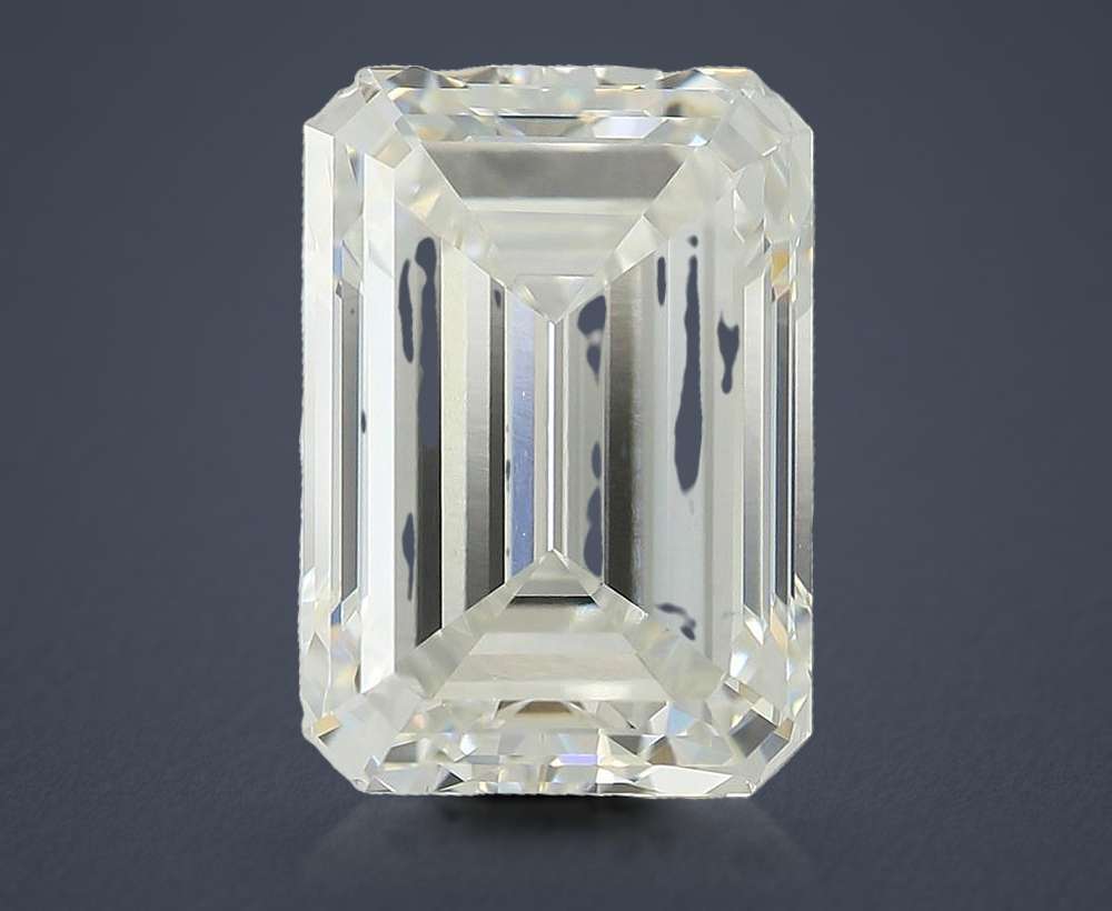 4.33ct F VVS2 Rare Carat Ideal Cut Emerald Lab Grown Diamond