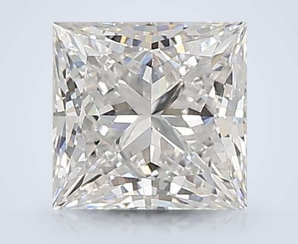 0.96ct D VVS2 Rare Carat Ideal Cut Princess Lab Grown Diamond