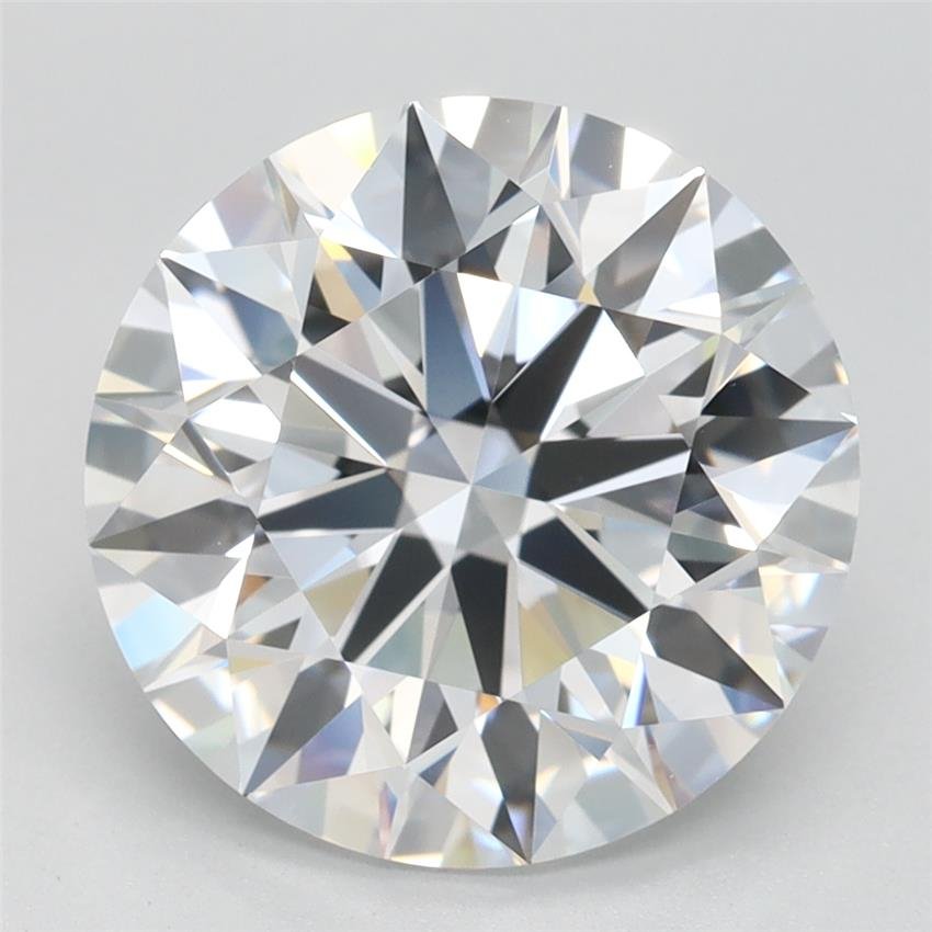 4.02ct D FL Rare Carat Ideal Cut Round Lab Grown Diamond