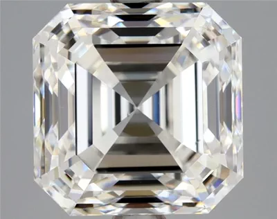 3.50ct H VS2 Very Good Cut Asscher Diamond