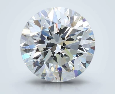 4.87ct I VS2 Rare Carat Ideal Cut Round Diamond